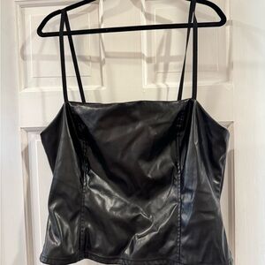 Fashion Nova Black Bustier Camisole Top